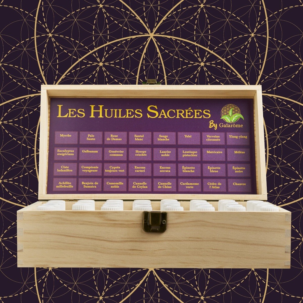 Coffret des 32 huiles essentielles sacrées